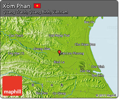 Physical Map of Xóm Phan