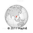 Outline Map of the Area around 17° 50' 55" N, 107° 10' 30" E, rectangular outline