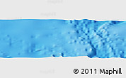 Physical Panoramic Map of the area around 17° 50' 55" N, 111° 16' 30" W