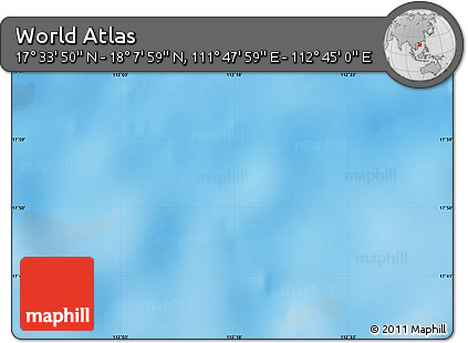 Physical Map of the Area around 17° 50' 55" N, 112° 16' 30" E