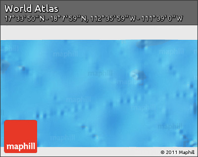 Physical 3D Map of the Area around 17° 50' 55" N, 112° 7' 30" W