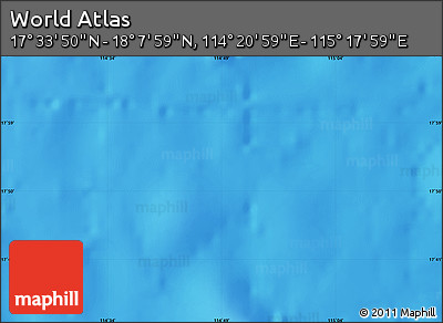 Physical Map of the Area around 17° 50' 55" N, 114° 49' 29" E