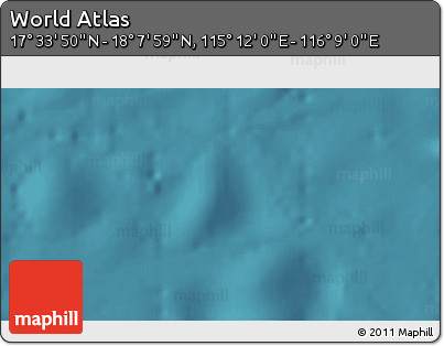Satellite 3D Map of the Area around 17° 50' 55" N, 115° 40' 30" E