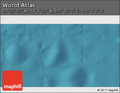 Satellite 3D Map of the Area around 17° 50' 55" N, 115° 40' 30" E