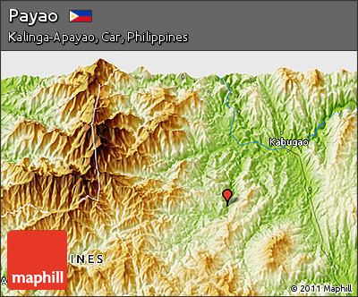 Physical 3D Map of Payao