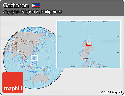 Gray Location Map of Gattaran