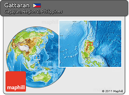 Physical Location Map of Gattaran