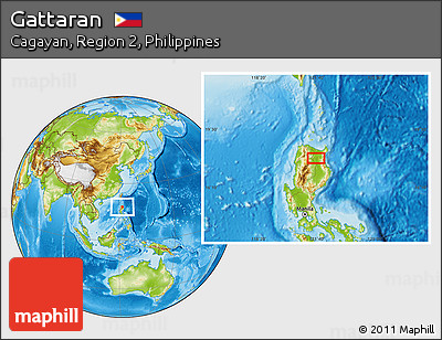 Physical Location Map of Gattaran