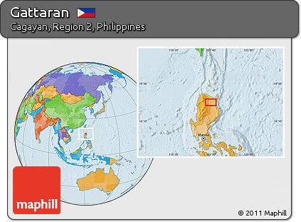 Political Location Map of Gattaran