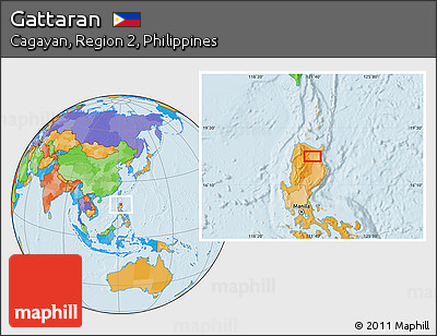 Political Location Map of Gattaran