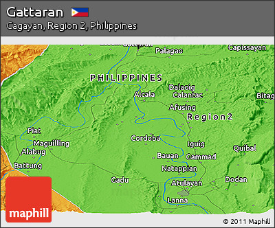 Political Panoramic Map of Gattaran