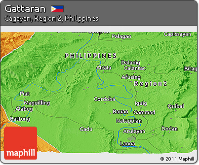 Political Panoramic Map of Gattaran