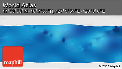 Physical Panoramic Map of the Area around 17° 50' 55" N, 127° 34' 30" E