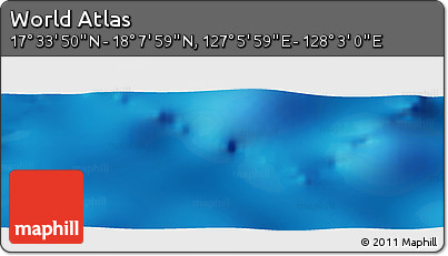 Physical Panoramic Map of the Area around 17° 50' 55" N, 127° 34' 30" E