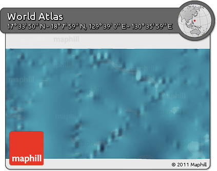 Satellite 3D Map of the Area around 17° 50' 55" N, 130° 7' 30" E
