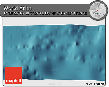 Satellite 3D Map of the Area around 17° 50' 55" N, 135° 13' 29" E