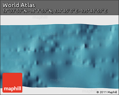 Satellite 3D Map of the Area around 17° 50' 55" N, 135° 13' 29" E