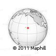 Outline Map of the Area around 17° 50' 55" N, 147° 49' 29" W, rectangular outline