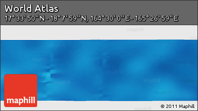 Physical Panoramic Map of the Area around 17° 50' 55" N, 164° 58' 29" E