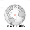 Outline Map of the Area around 17° 50' 55" N, 37° 19' 30" W, rectangular outline
