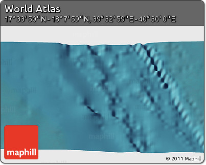 Satellite 3D Map of the Area around 17° 50' 55" N, 40° 1' 29" E