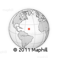 Outline Map of the Area around 17° 50' 55" N, 47° 31' 29" W, rectangular outline
