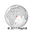 Outline Map of the Area around 17° 50' 55" N, 51° 4' 30" E, rectangular outline