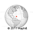 Outline Map of the Area around 17° 50' 55" N, 56° 52' 30" W, rectangular outline