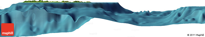 Satellite Horizon Map of the Area around 17° 50' 55" N, 64° 31' 30" W