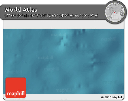 Satellite 3D Map of the Area around 17° 50' 55" N, 66° 22' 30" E