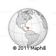 Outline Map of the Area around 17° 50' 55" N, 72° 10' 30" W, rectangular outline