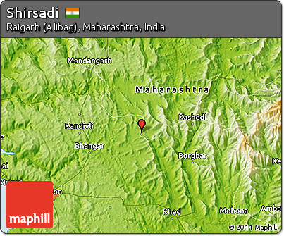 Physical 3D Map of Shirsadi