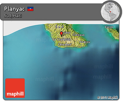 Satellite 3D Map of Planyac