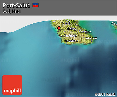 Satellite 3D Map of Port-Salut