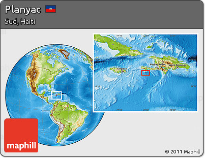 Physical Location Map of Planyac