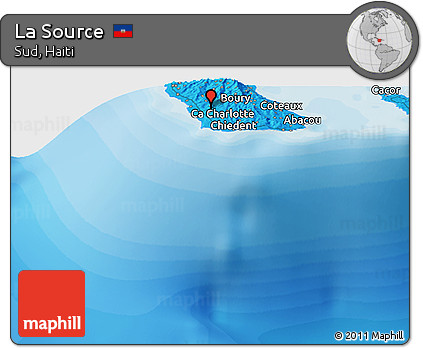 Political Panoramic Map of La Source