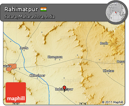 Physical Map of Rahimatpur