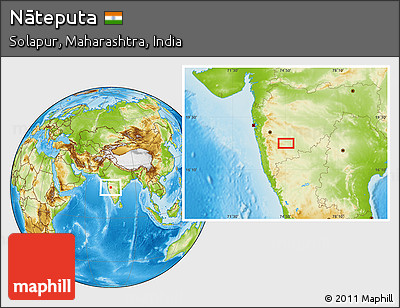 Physical Location Map of Nāteputa
