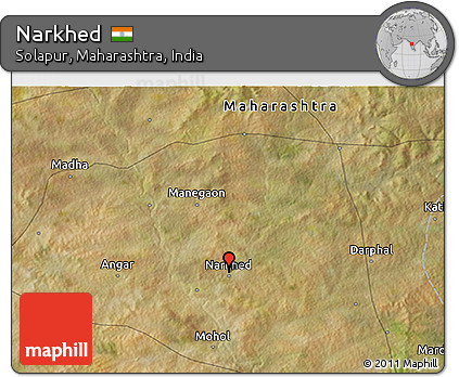 Satellite 3D Map of Narkhed