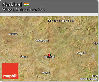 Satellite 3D Map of Narkhed