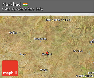 Satellite 3D Map of Narkhed