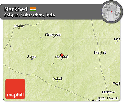 Physical Map of Narkhed
