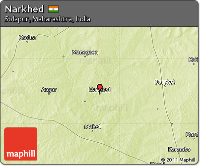 Physical Map of Narkhed