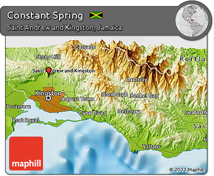Physical 3D Map of Constant Spring