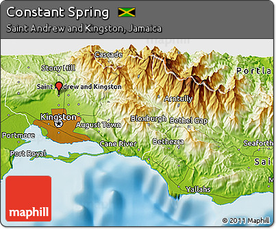 Physical 3D Map of Constant Spring