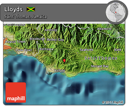 Satellite 3D Map of Lloyds