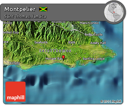 Satellite 3D Map of Montpelier