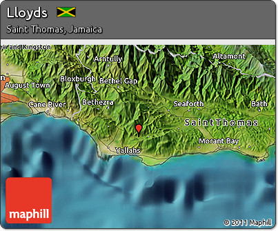Satellite 3D Map of Lloyds