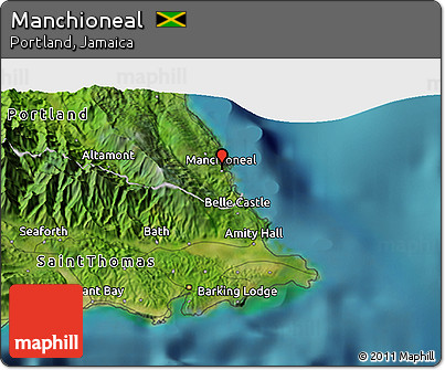Satellite 3D Map of Manchioneal