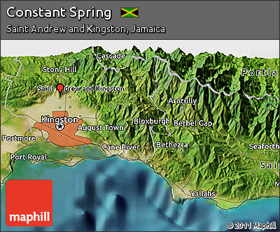 Satellite 3D Map of Constant Spring